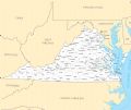 Virginia Cities And Towns - Mapsof.Net Map