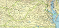 Virginia Reference Map - Mapsof.Net Map