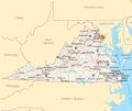 Virginia Reference Map - Mapsof.Net Map