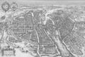 Vue De Paris En 1618 Par Visscher - Mapsof.Net Map
