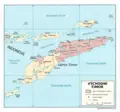 Vychodni Timor - Mapsof.Net Map
