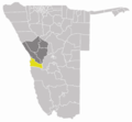 Wahlkreis Walfischbucht Land In Erongo - Mapsof.Net Map