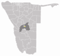 Wahlkreis Windhoek Ost In Khomas - Mapsof.Net Map