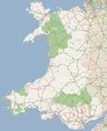 Wales - Mapsof.Net Map