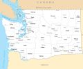 Washington Cities And Towns - Mapsof.Net Map