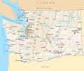 Washington Reference Map - Mapsof.Net Map