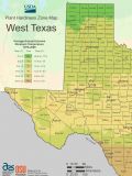 West Texas Plant Hardiness Zone Map - Mapsof.Net Map