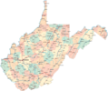 West Virginia Road Map - Mapsof.Net Map