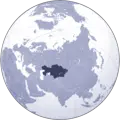 Where Is Kazakhstan Located - Mapsof.Net Map