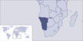 Where Is Namibia Located - Mapsof.Net Map