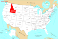 Where Is Idaho Located - Mapsof.Net Map