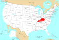 Where Is Kentucky Located - Mapsof.Net Map