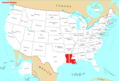 Where Is Louisiana Located - Mapsof.Net Map