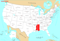 Where Is Mississippi Located - Mapsof.Net Map