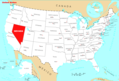 Where Is Nevada Located - Mapsof.Net Map