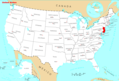 Where Is New Jersey Located - Mapsof.Net Map