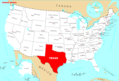 Where Is Texas Located - Mapsof.Net Map