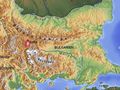 Witoscha Balkan Topo De - Mapsof.Net Map