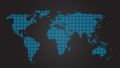World Map Dotted Black - Mapsof.Net Map