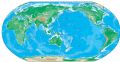 World Color Map Barrel Shaped - Mapsof.Net Map