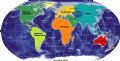 World Oceans And Continents - Mapsof.Net Map