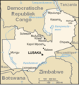 Zambia - Mapsof.Net Map
