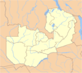 Zambia Locator - Mapsof.Net Map