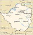 Republic of Zimbabwe - Mapsof.net