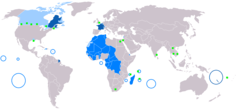 Map Francophone World Png