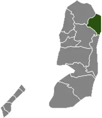 Palestine Districts Tubas