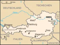Austria Map Cia Wfb