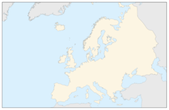 Carte Continent Europe