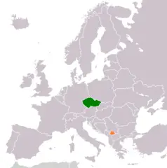 Czech Republic Kosovo Locator 1