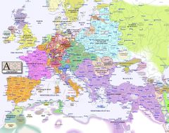 Europe Map 1600