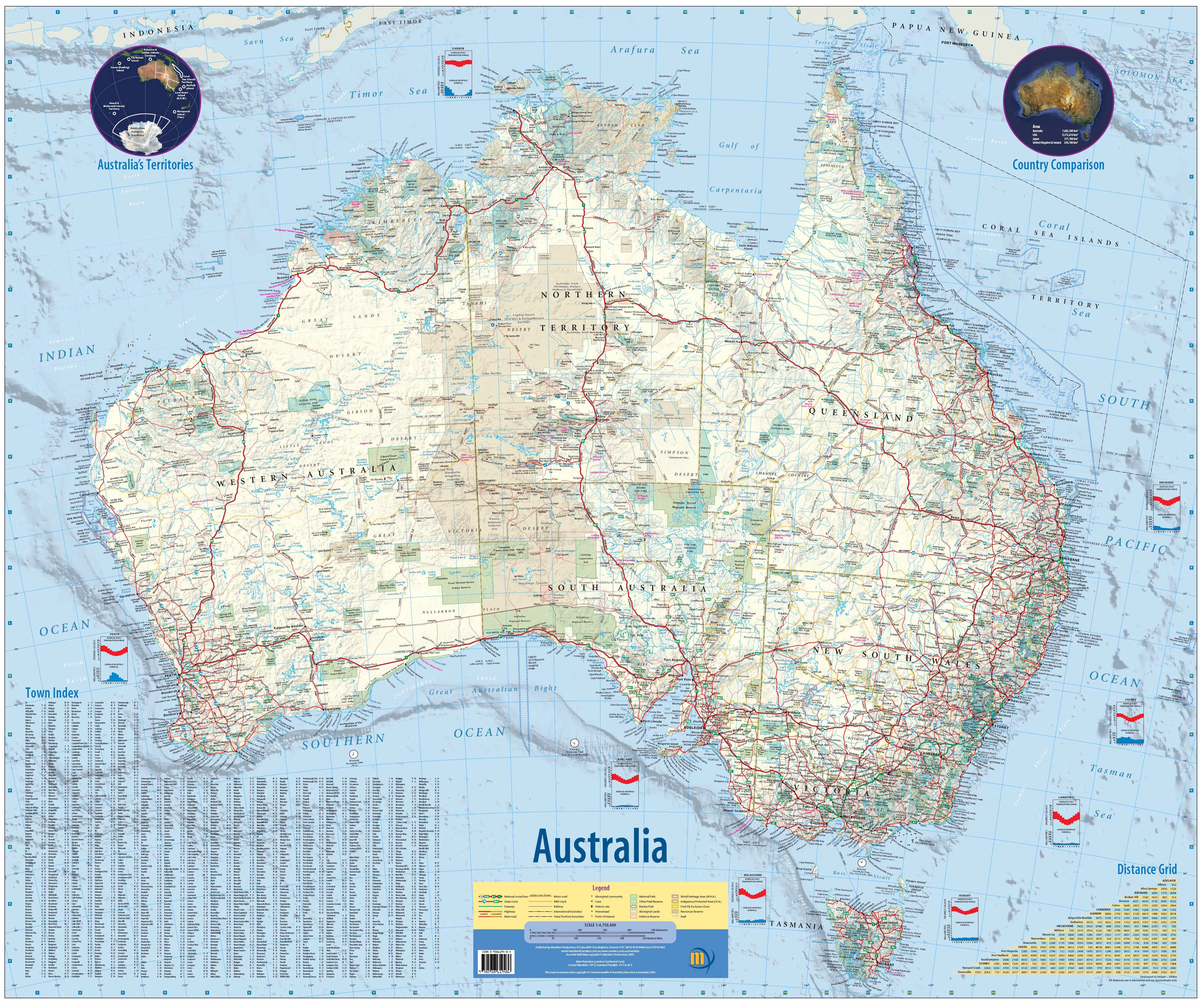 Australia Detailed Map Mapsof net