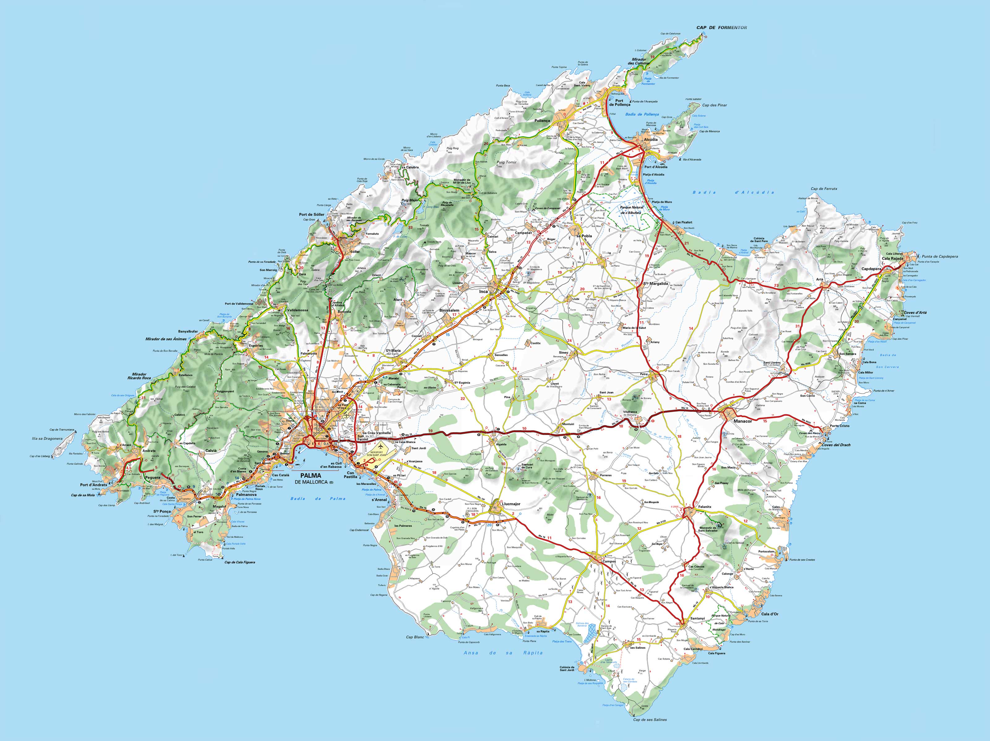 Map of Palma De Mallarco - Mapsof.Net