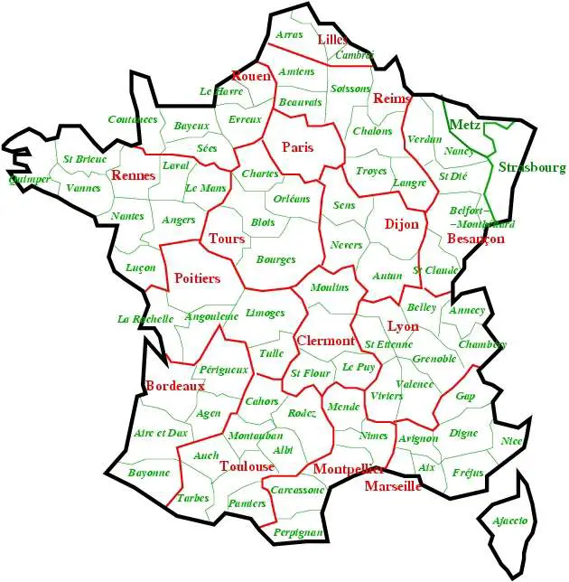 Province Ecc France • Mapsof.net