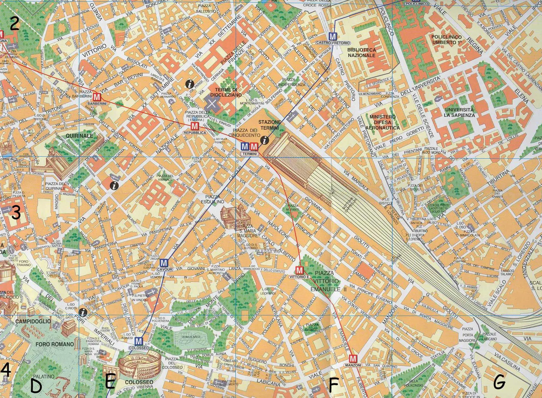 Rome City Map 4 • Mapsof.net