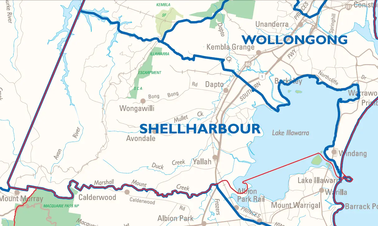 Shellharbour Map 2 