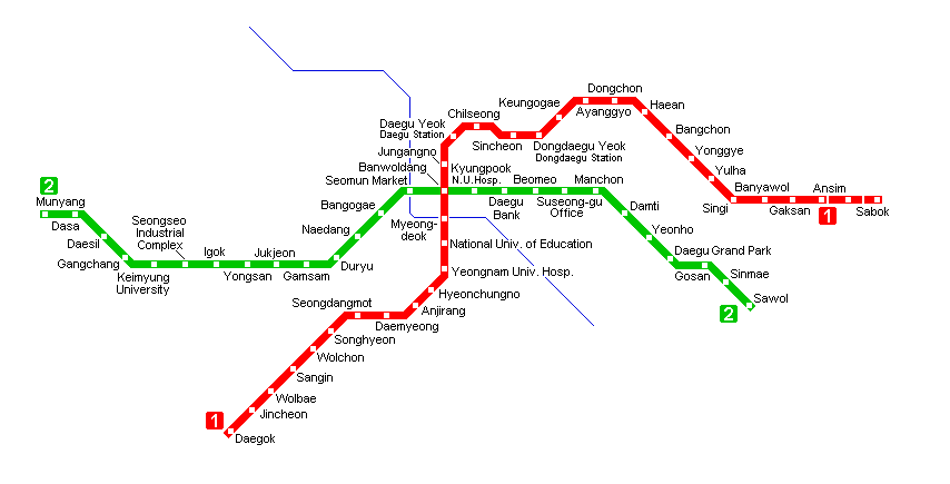 Карта метро пхеньяна