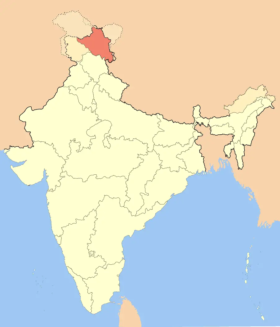 Location Of Ladakh In India Map - United States Map