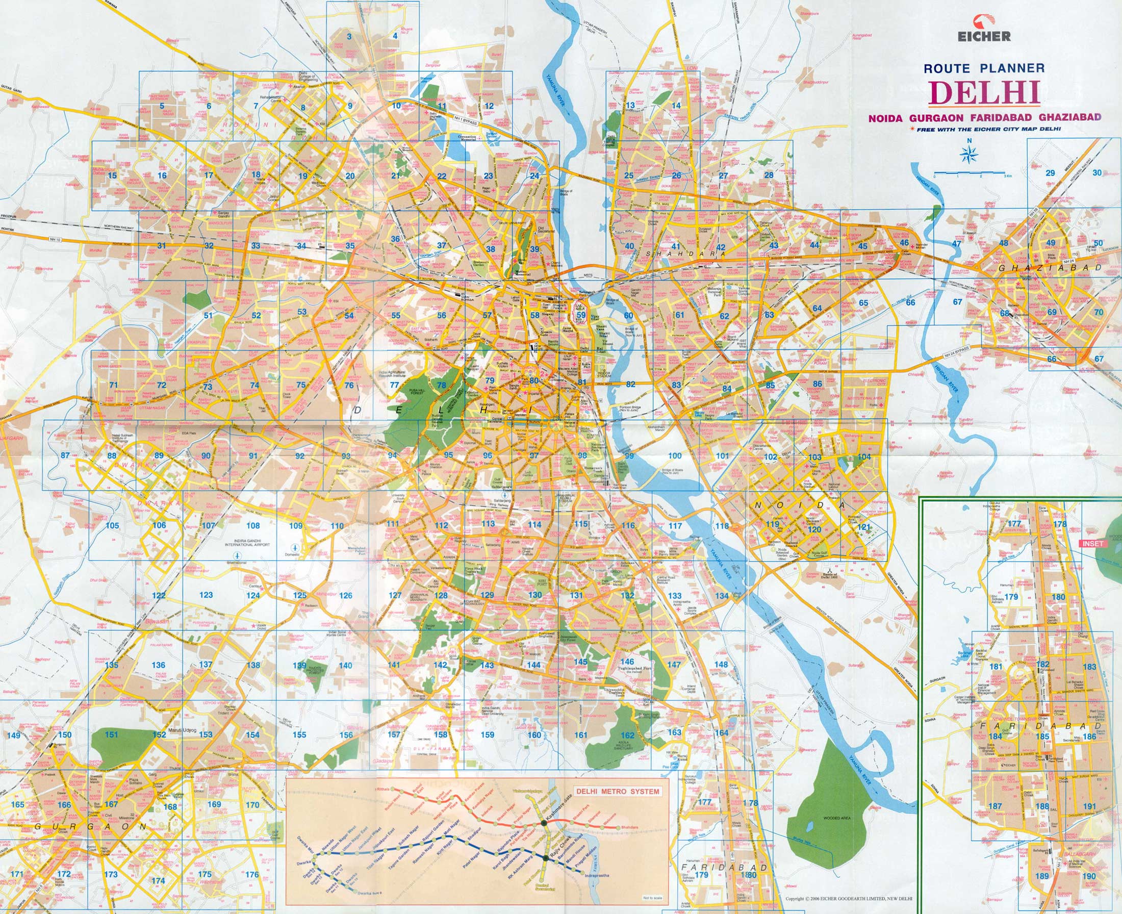 Map of Delhi • Mapsof.net