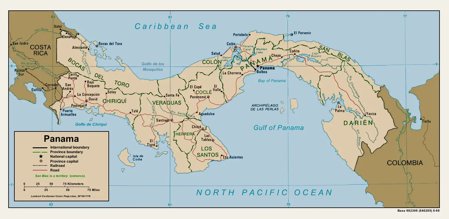 Colon Panama Political Map Mapsof Net - vrogue.co