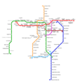 Santiago Metro Map (subway) - Mapsof.net