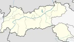 Austria the Tyrol Location Map