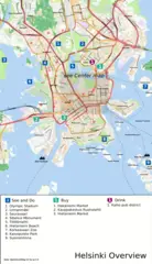 Helsinki Overview Map