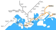 Helsinki Metro Map 1