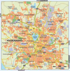 Hyderabad City Map