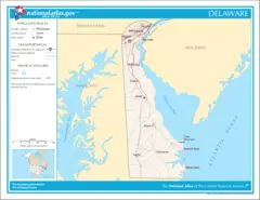 Map of Delaware Na