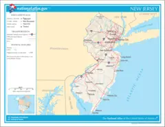 Map of New Jersey Na 1
